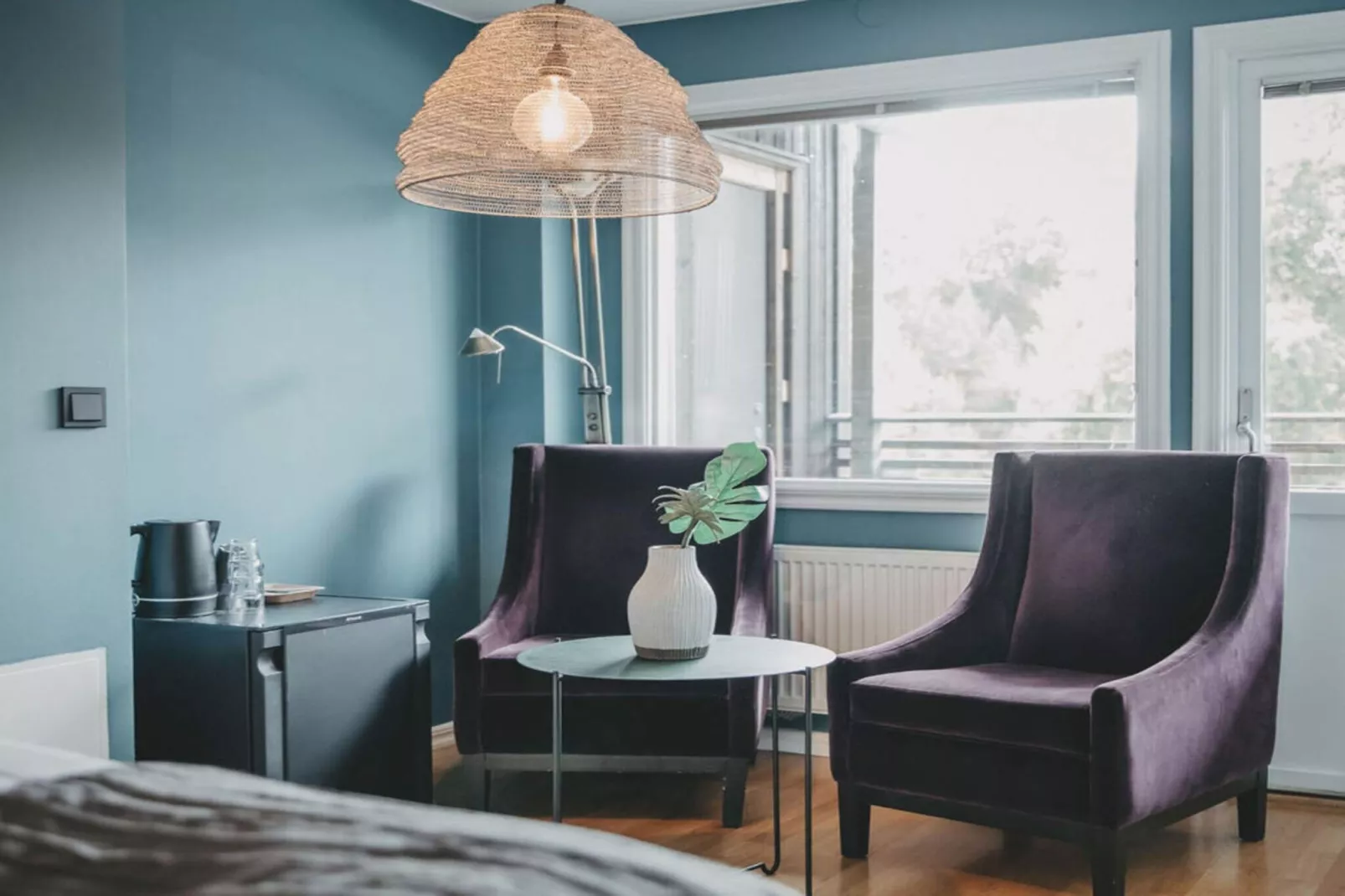 Lebhaftes Ferienhaus mit Gratis-Frühstück-Innen