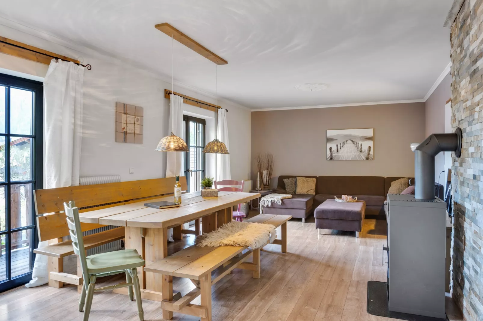 Chalet Ullach L-Living room