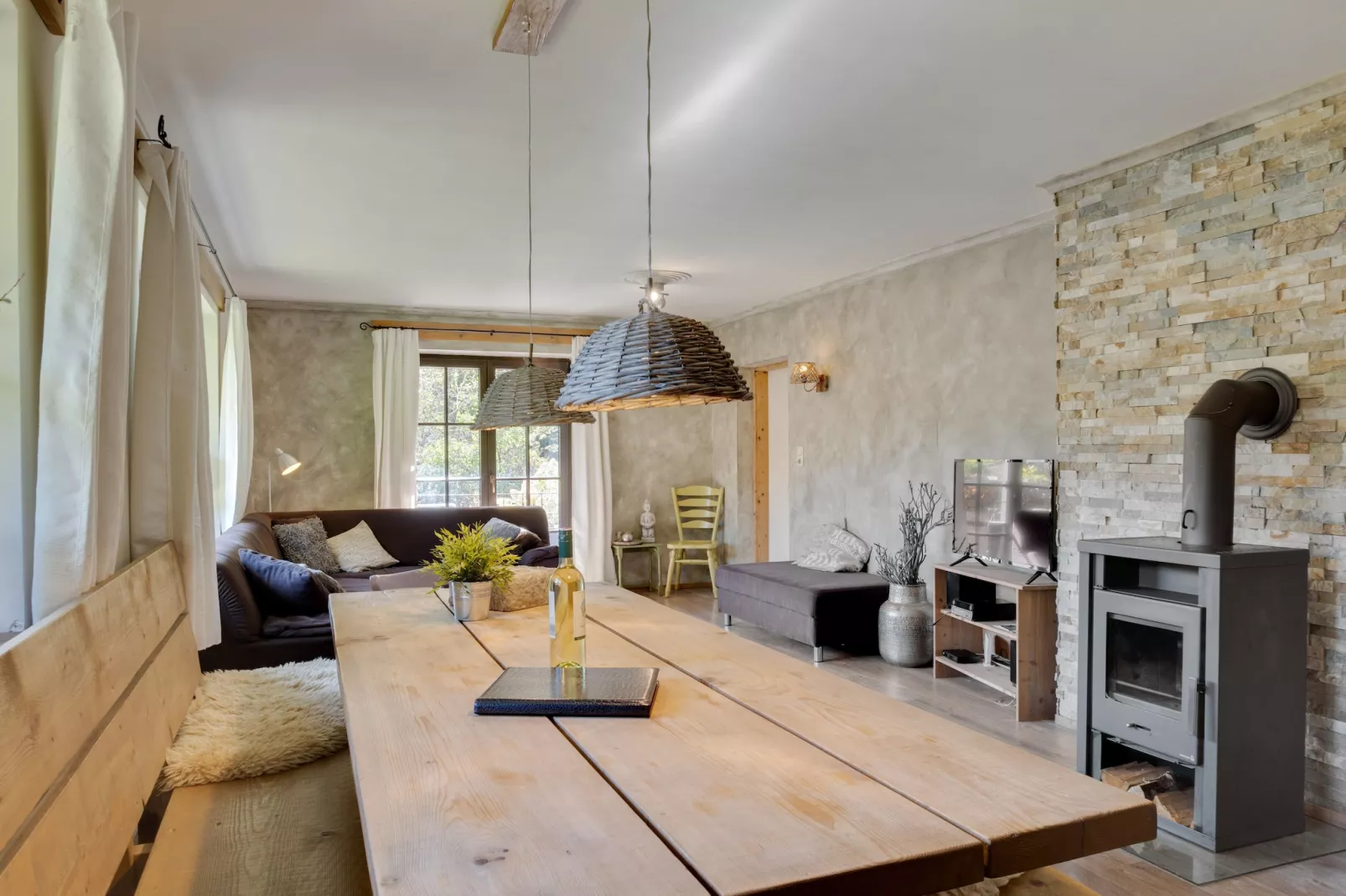 Chalet Ullach L-Living room