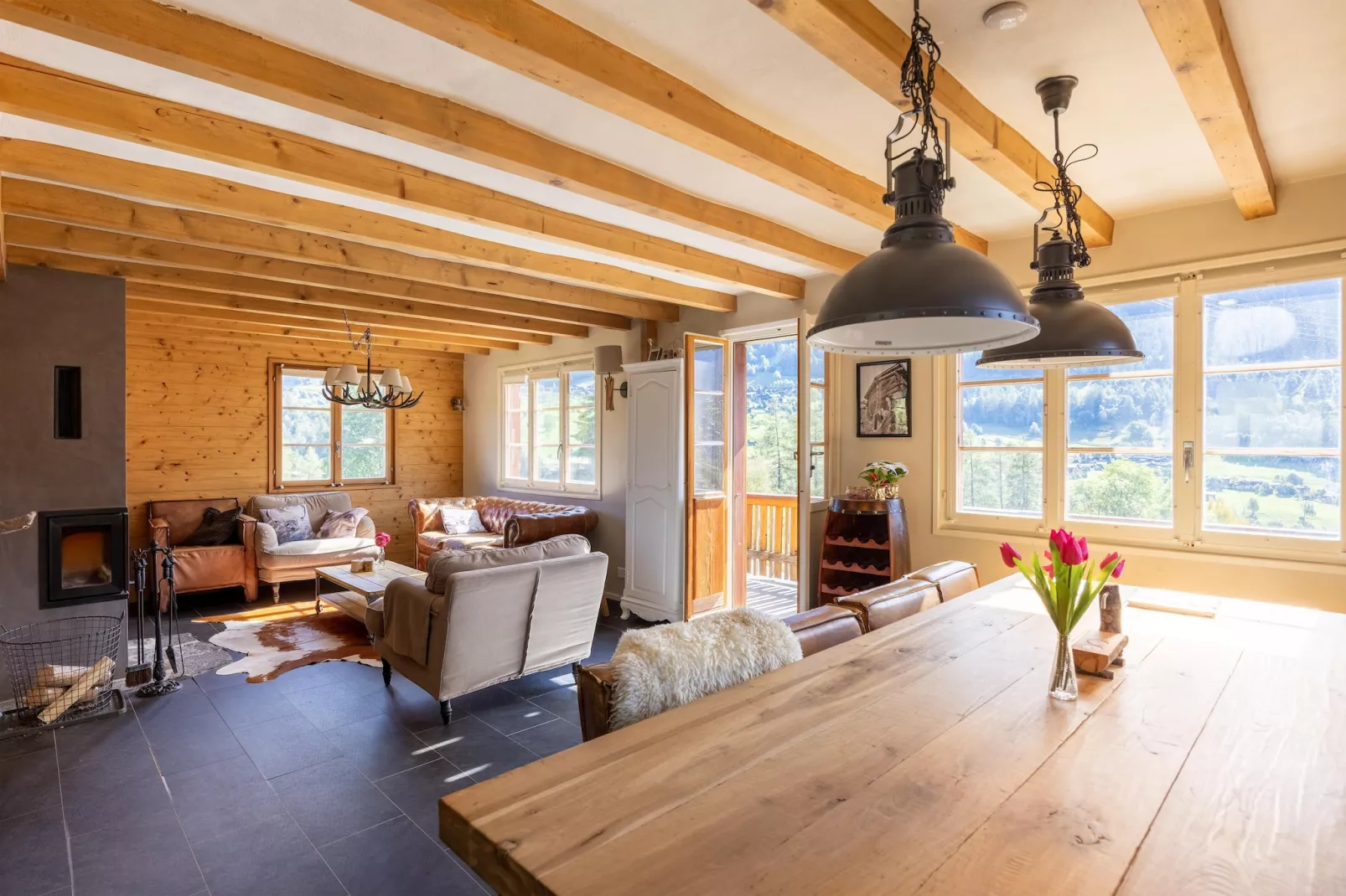 Chalet Verrel - beneden-Esszimmer