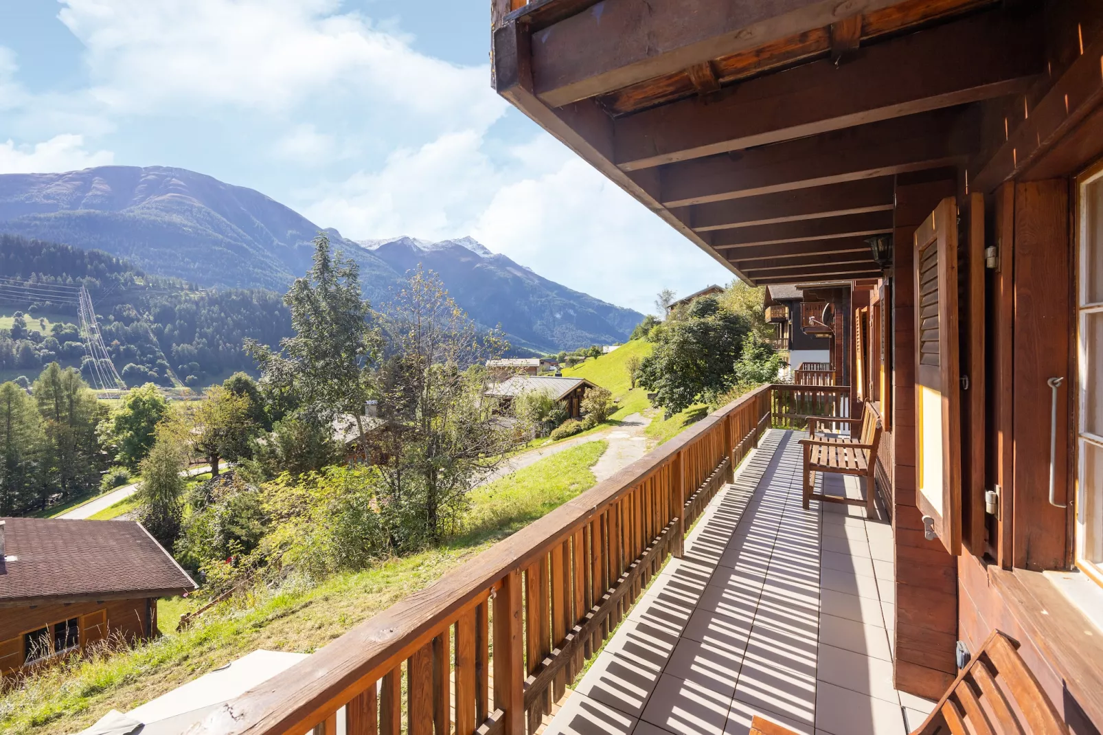 Chalet Verrel - beneden-Aussicht Sommer