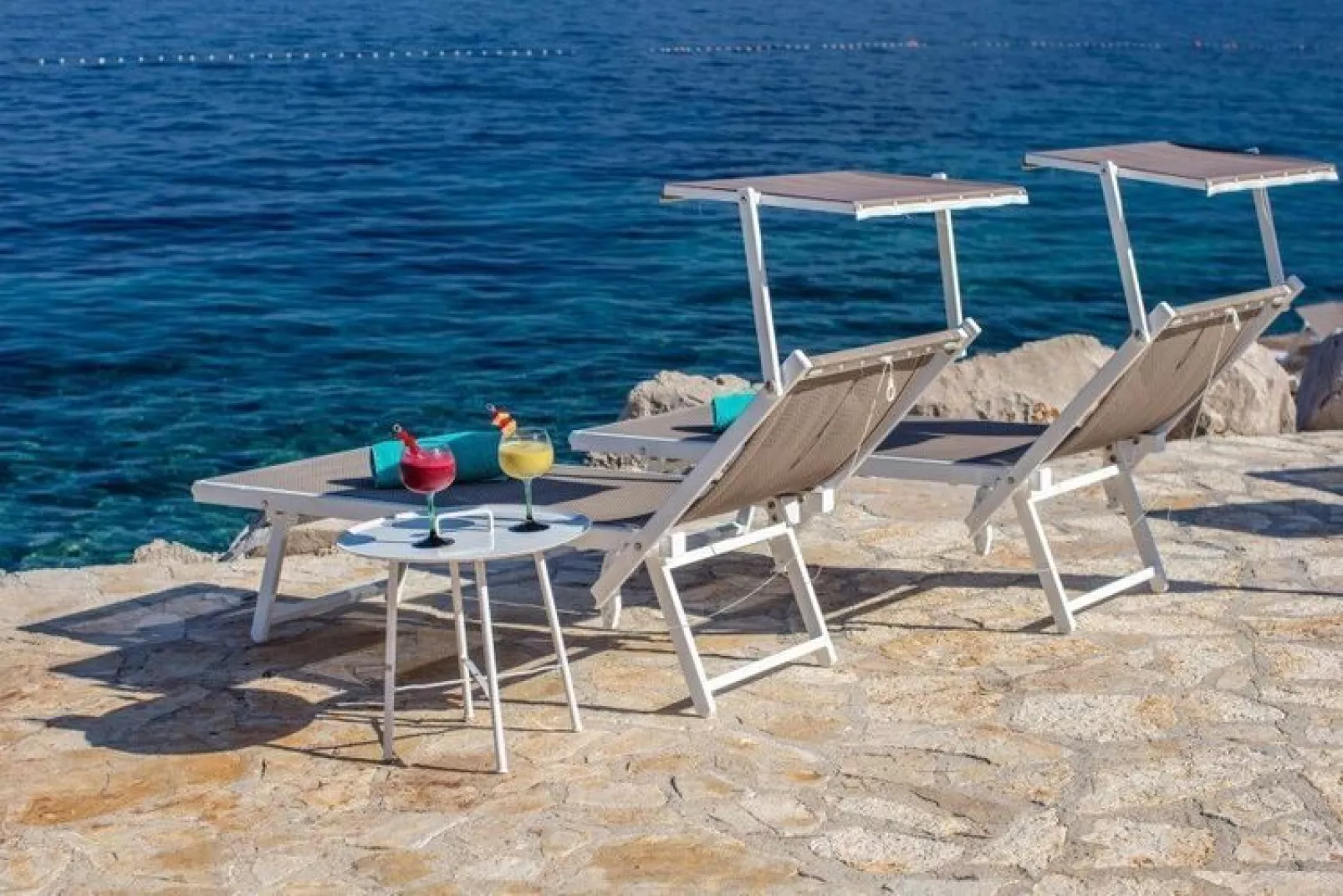Apartments Punta, Veli Losinj-2-Raum-App., A1 (2+1), ca. 37 qm, für 3 Pers.-Water view