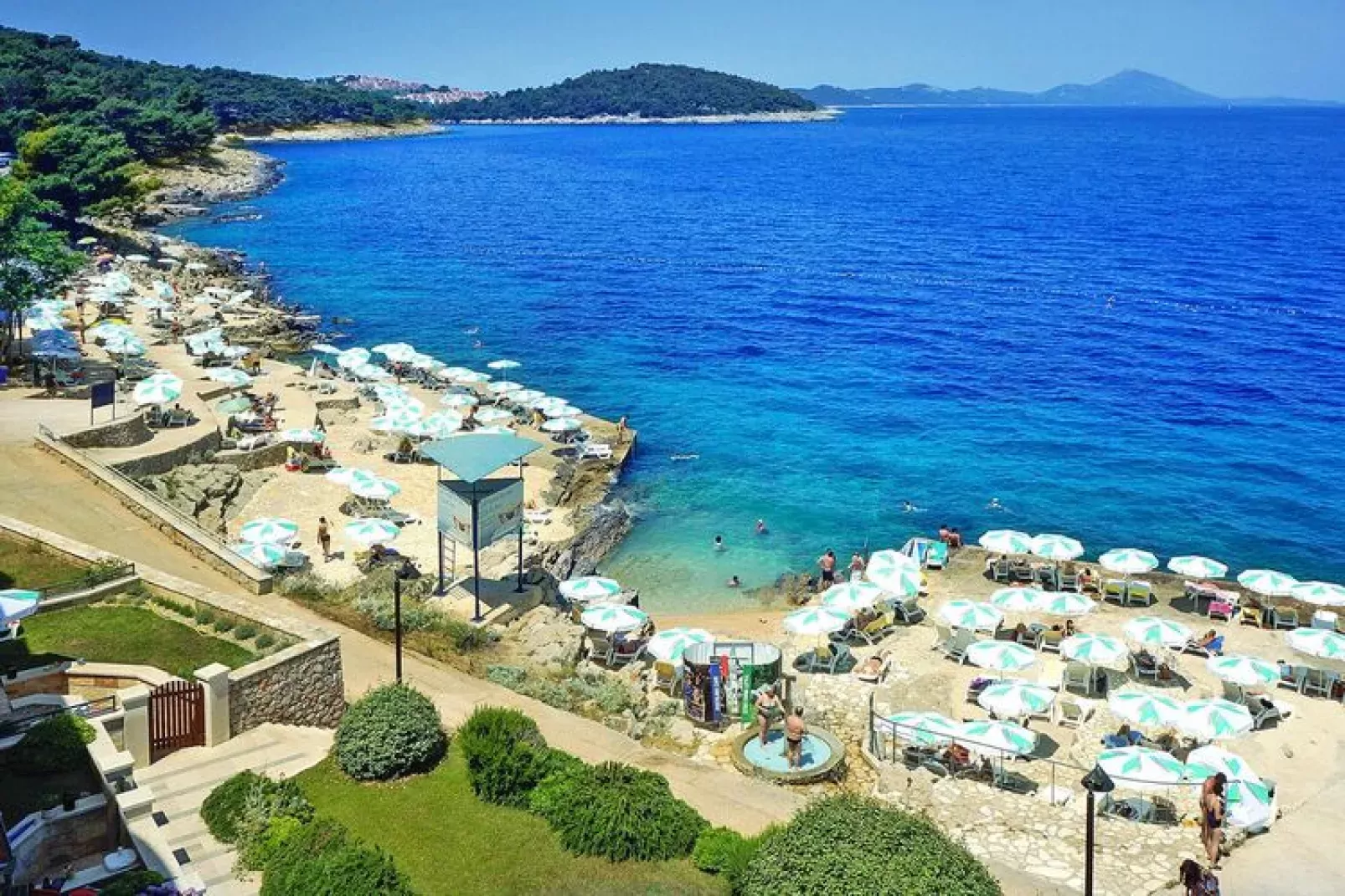 Apartments Punta, Veli Losinj-A4 (4+2), ca. 70 qm, für 6 Pers.-Water view