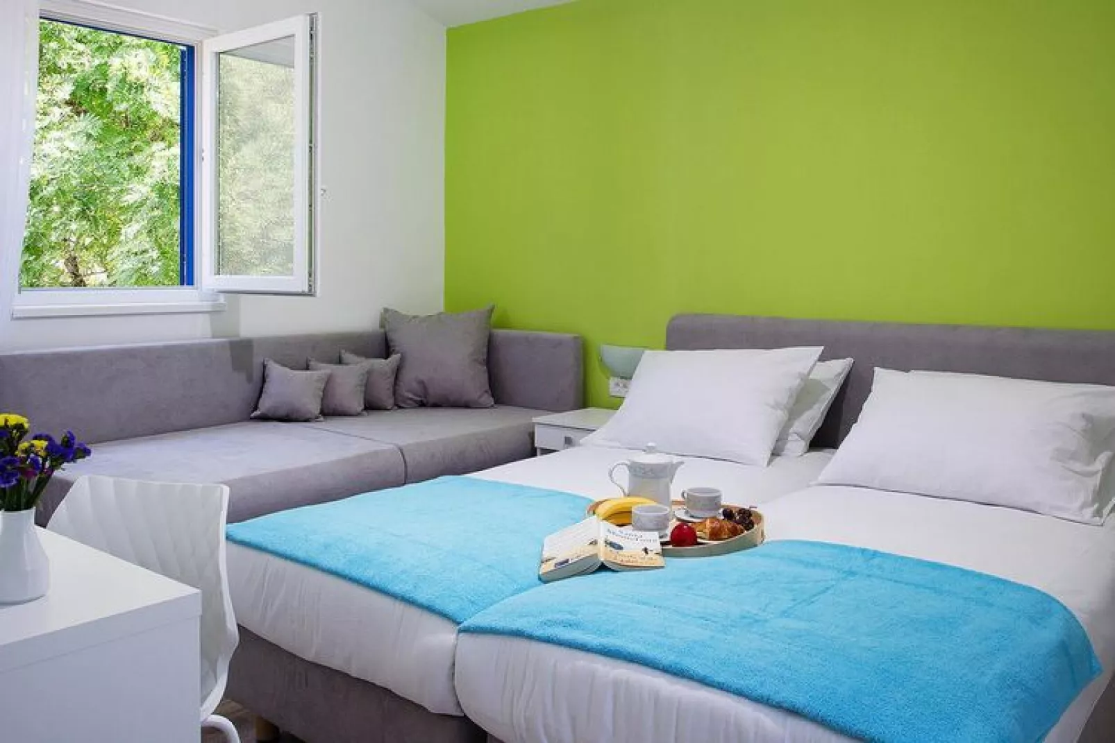 Apartments Aminess Port 9 Residence Korcula-Type C Navis-Living room