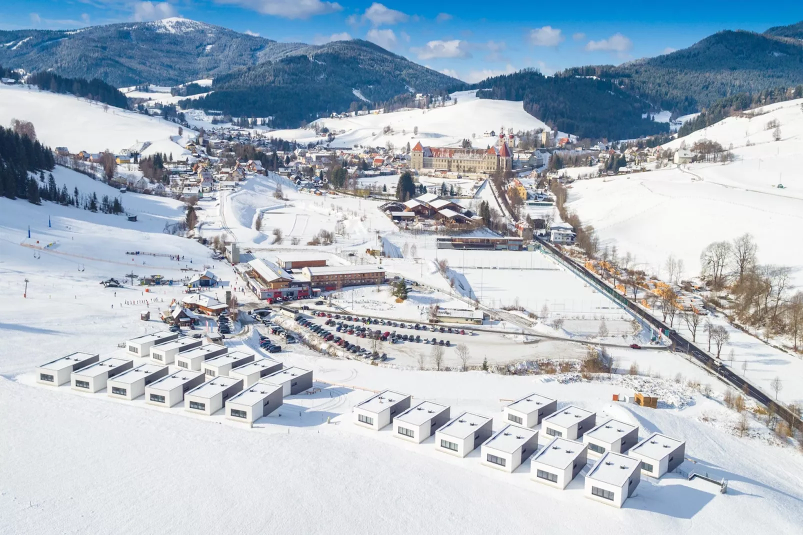 Naturpark Chalets 30-Gebiet Winter 1 km