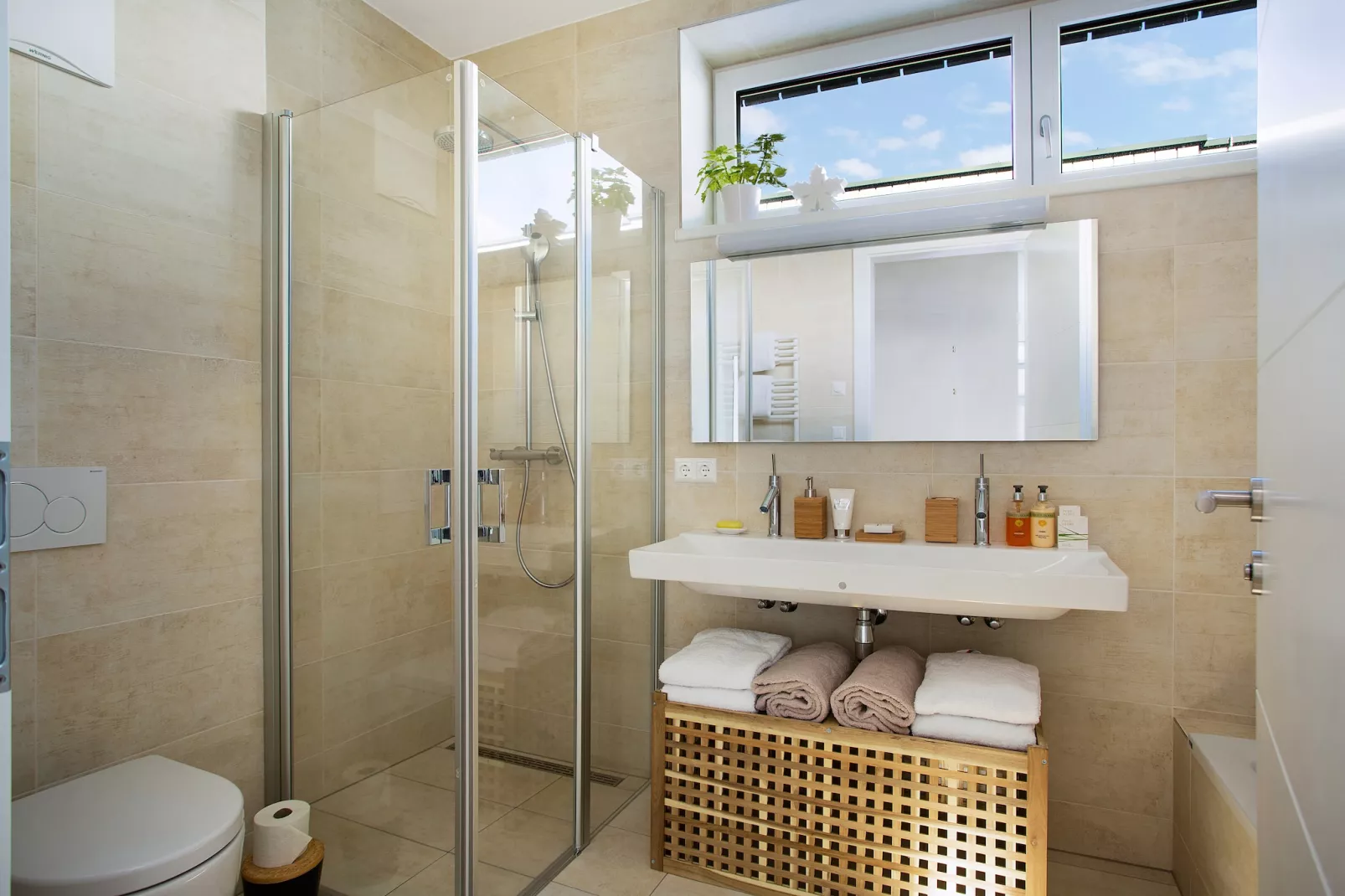 Naturpark Chalets 30-Badezimmer
