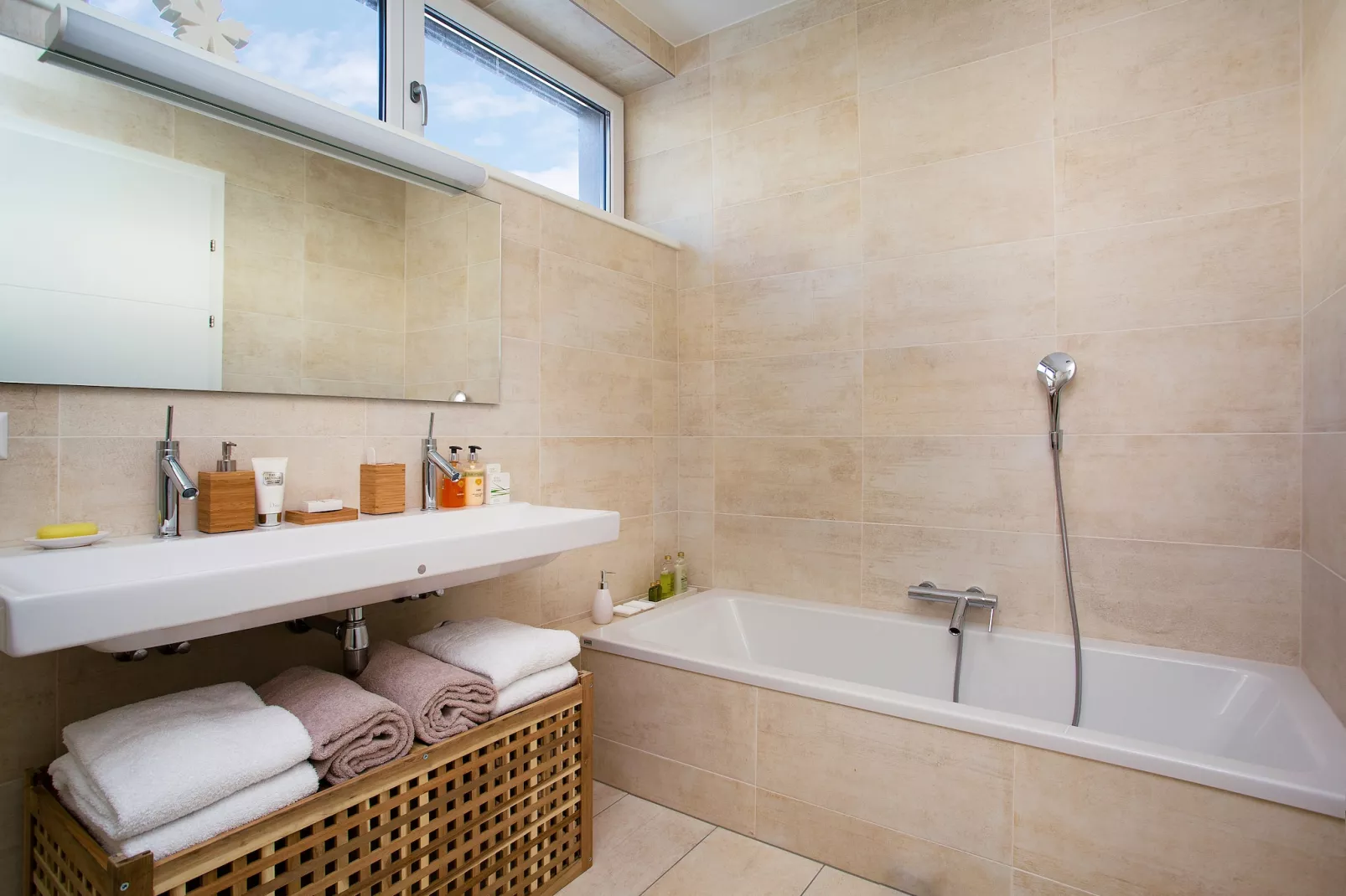 Naturpark Chalets 30-Badezimmer