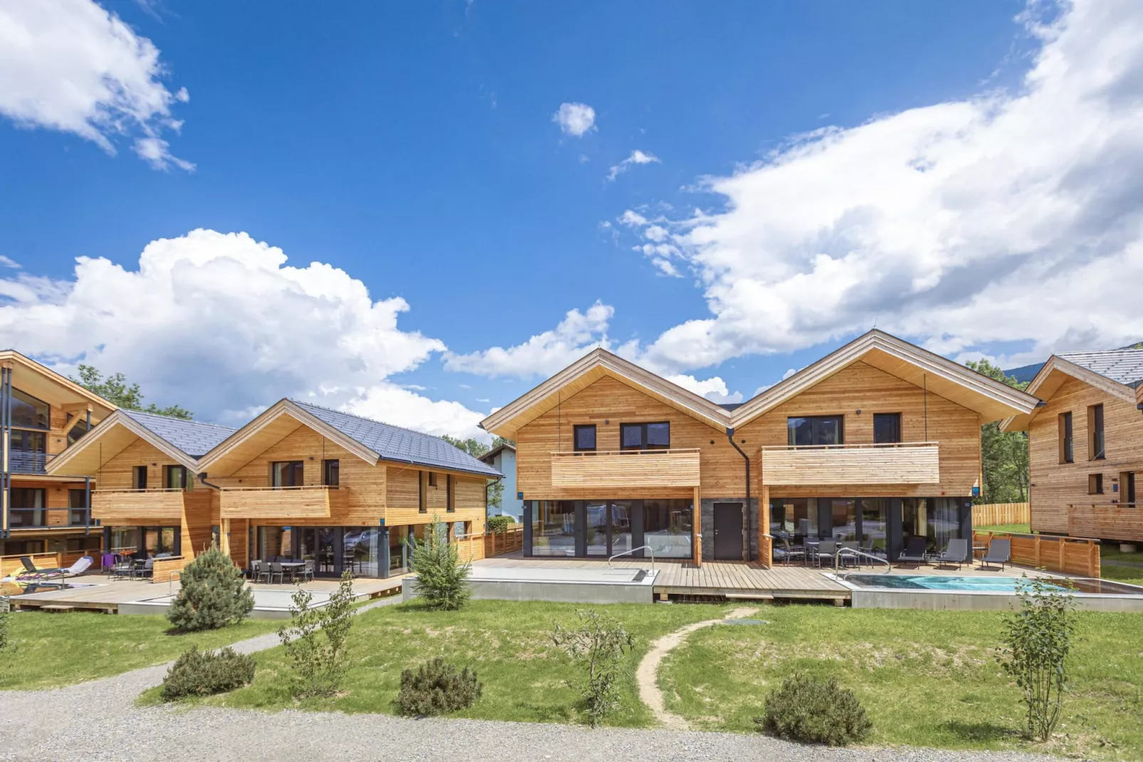 Kreischberg Pool Villen 2a-Exterior summer