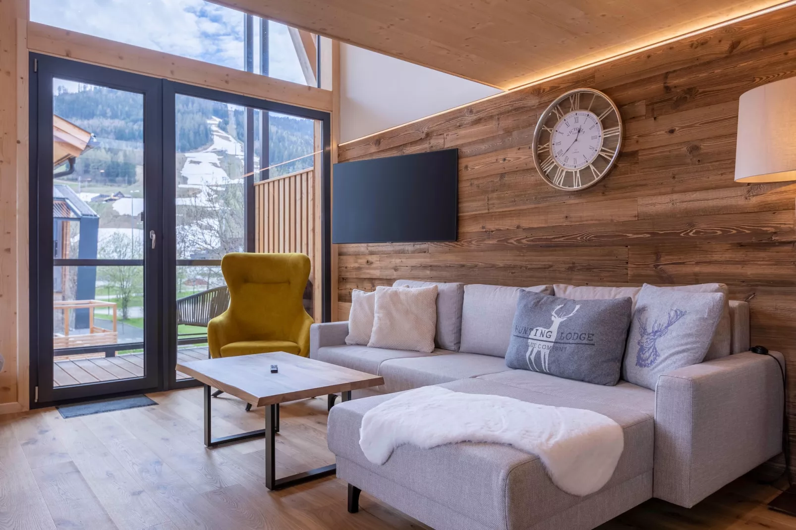 Kreischberg Pool Villen 2c-Living room