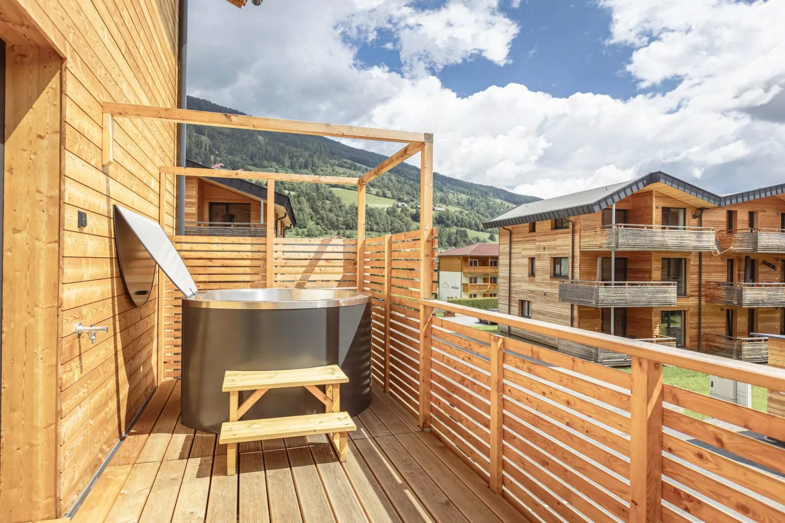 Kreischberg Pool Villen 4c-Terrace balcony