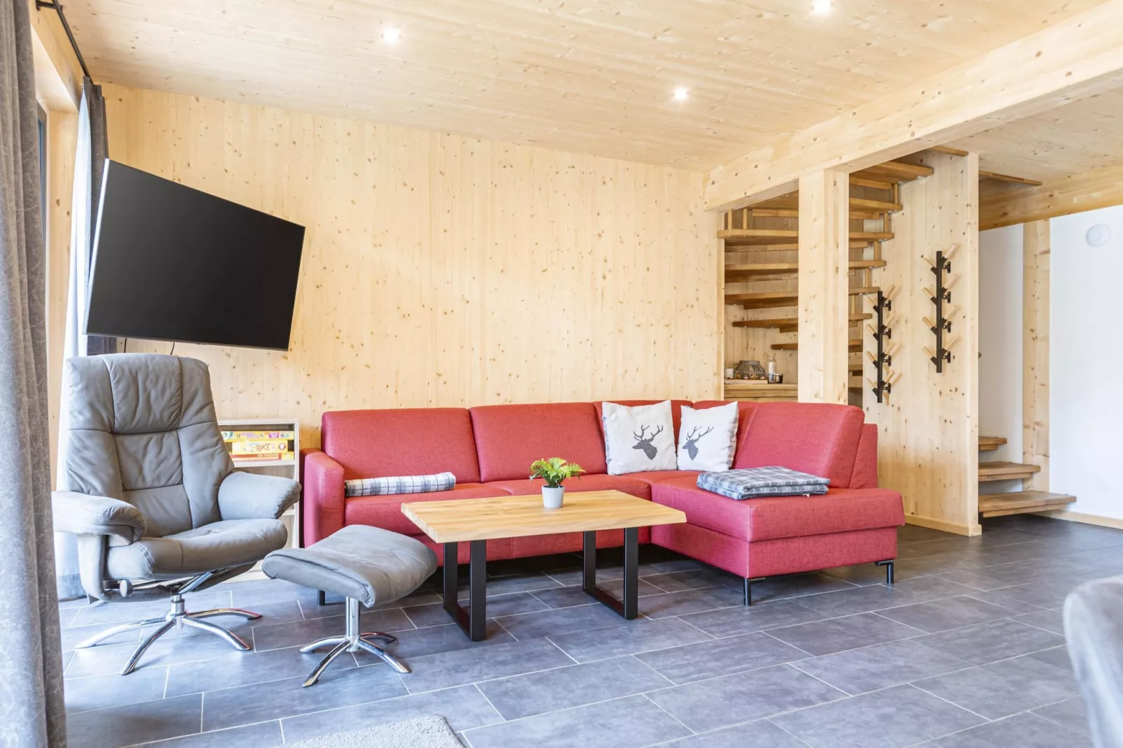 Kreischberg Pool Villen 6b-Living room