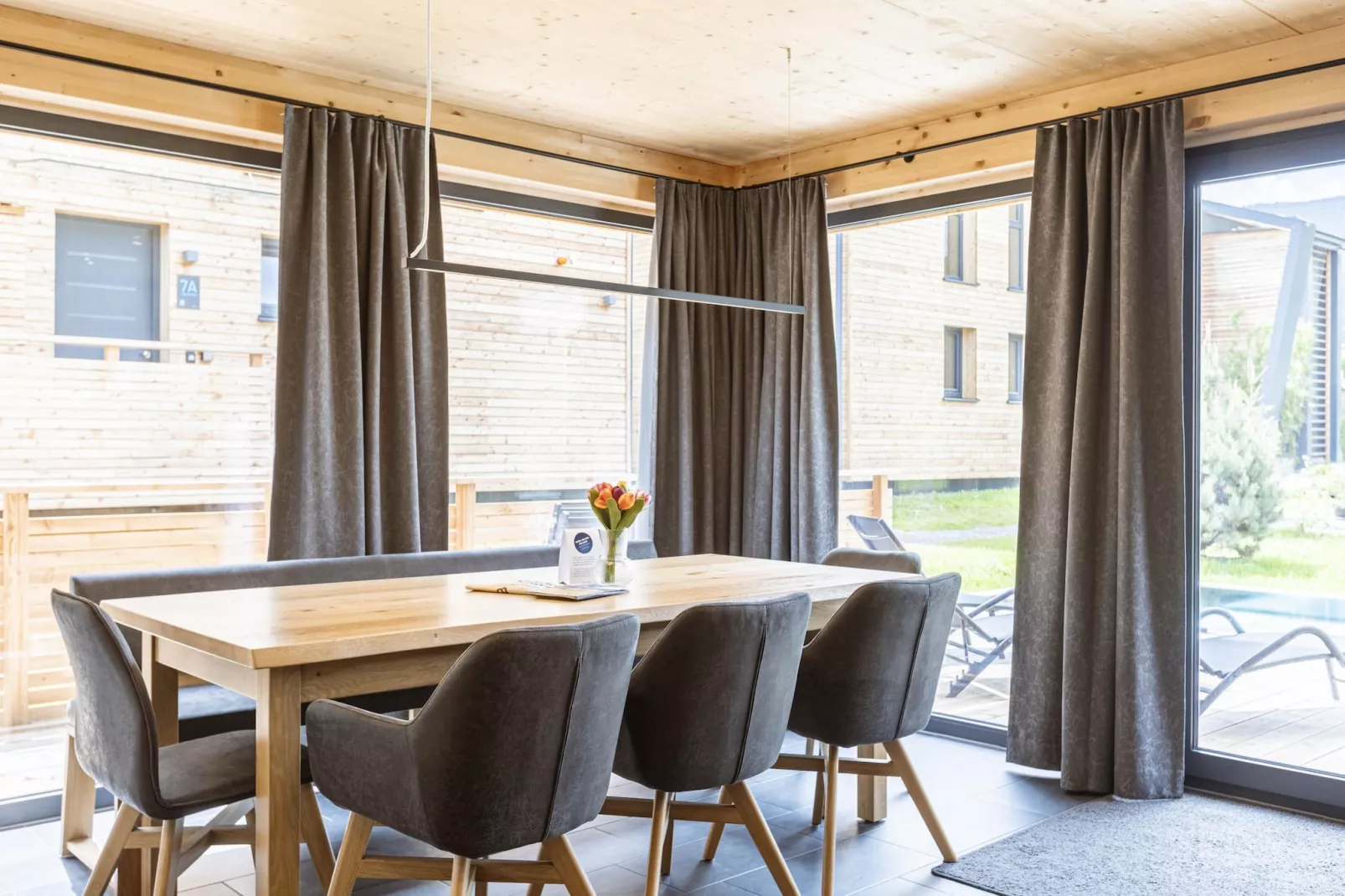 Kreischberg Pool Villen 6b-Dining room