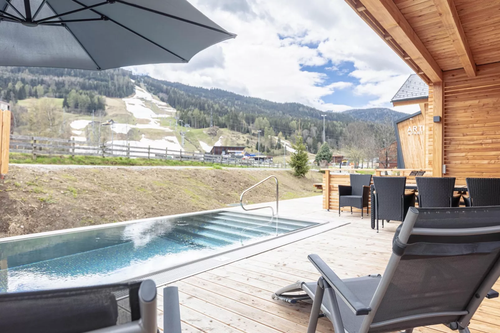 Kreischberg Pool Villen 7b-Terrace balcony