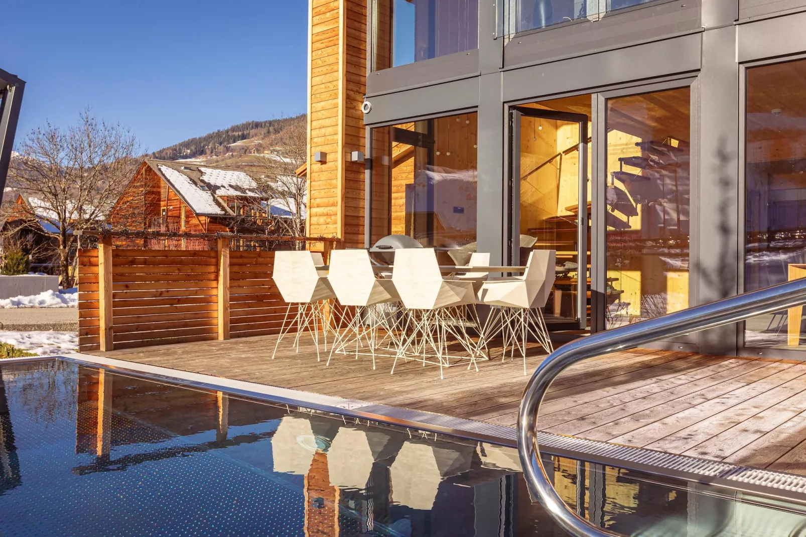 Kreischberg Pool Villen 8-Terrace balcony
