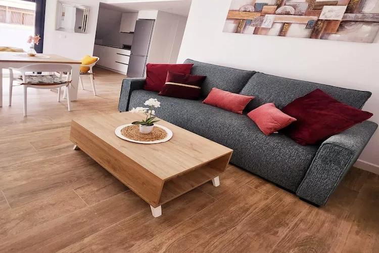 Atico Novamar con vistas al Mar-Living room