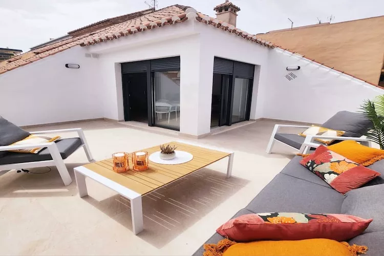 Atico Novamar con vistas al Mar-Terrace balcony