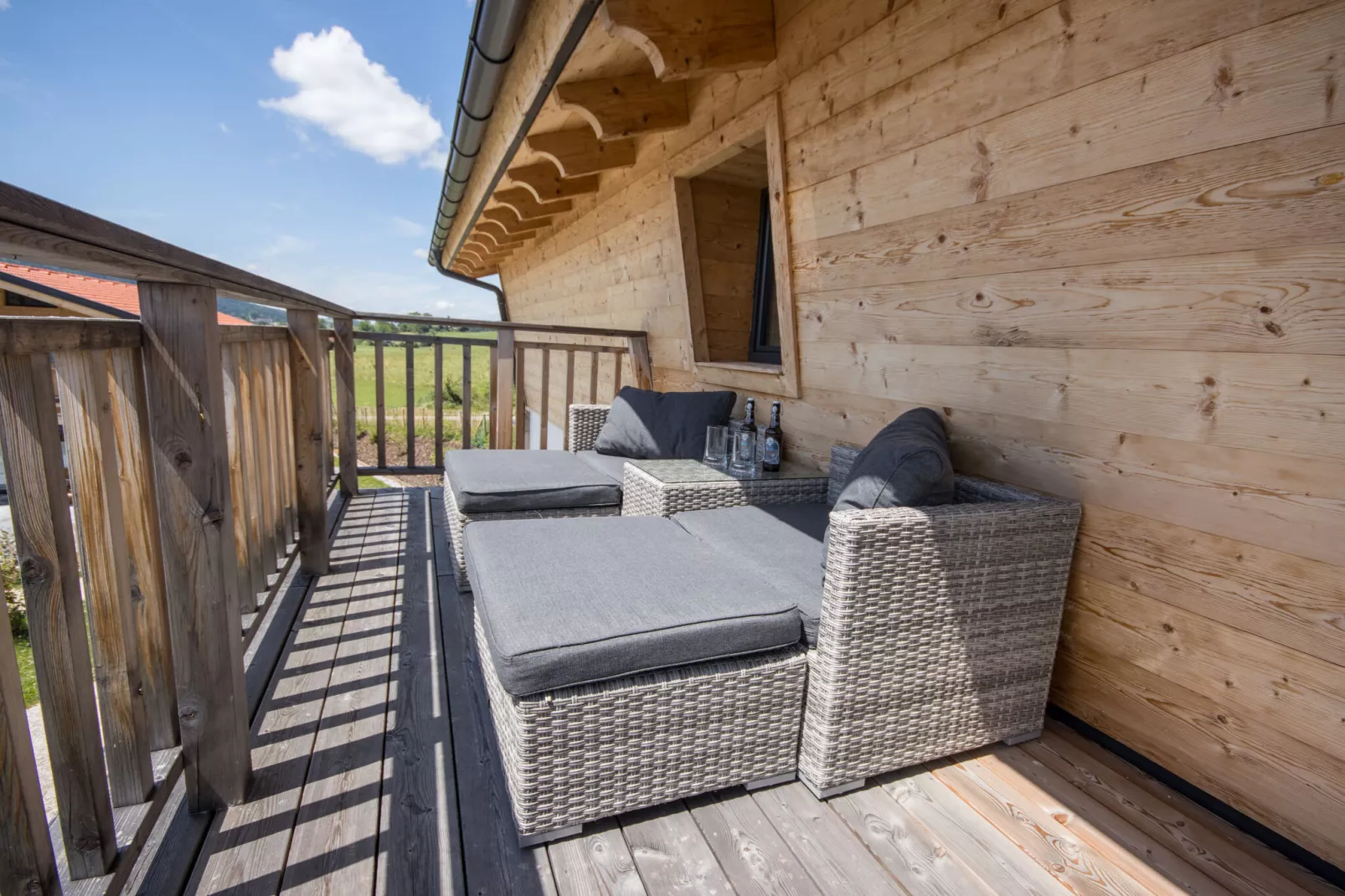 Chalet Gamsknogel Inzell-Terrace balcony