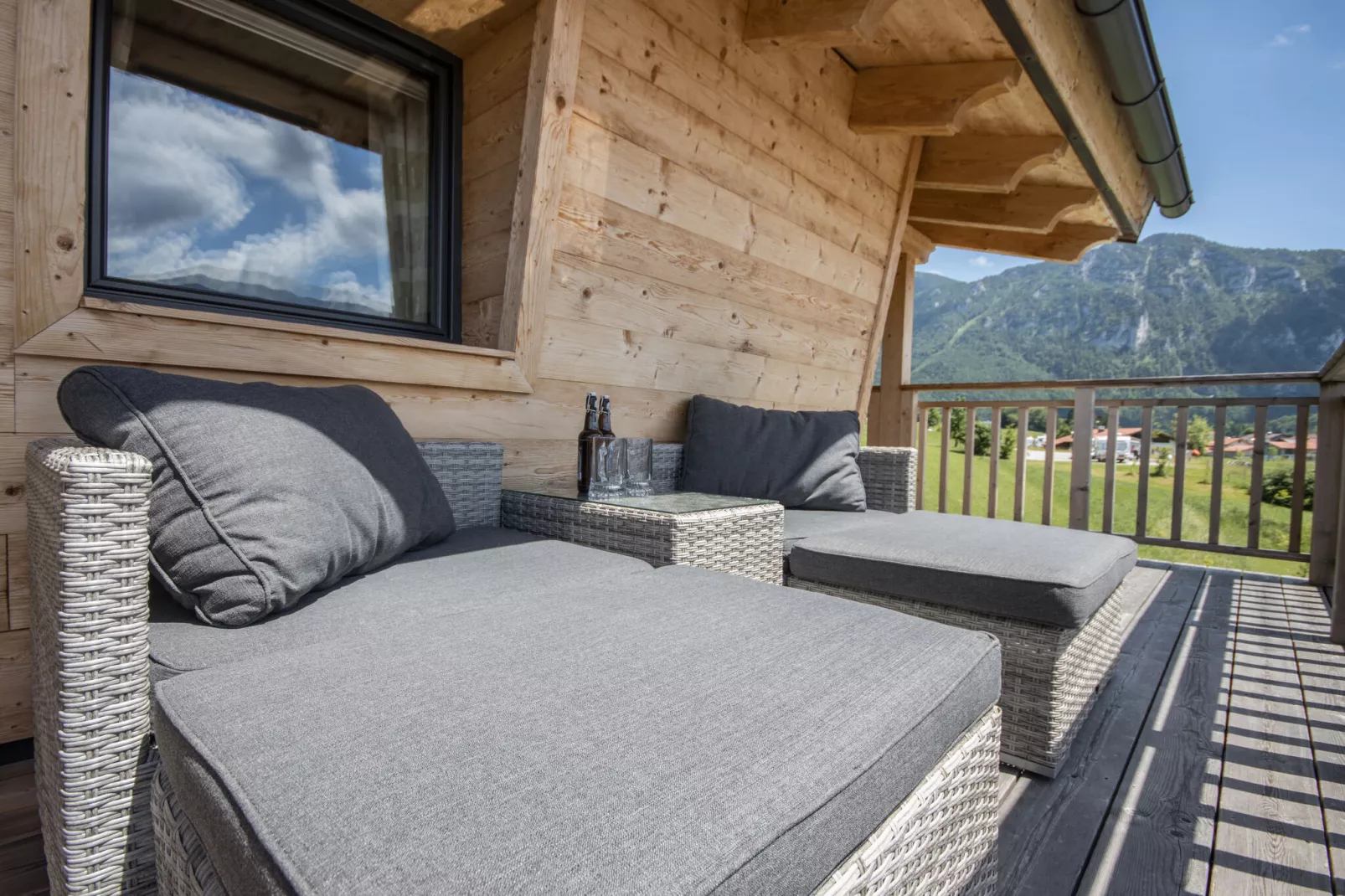 Chalet Gamsknogel Inzell-Terrace balcony