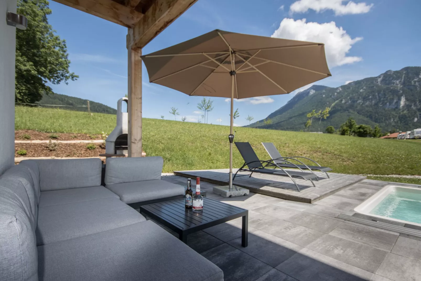 Chalet Gamsknogel Inzell-Terrace balcony