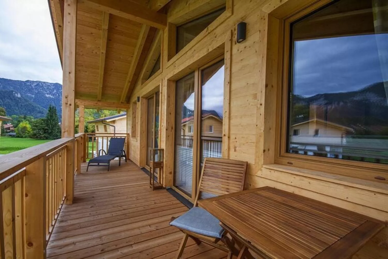 Chalet Falkenstein Inzell-Terrace balcony