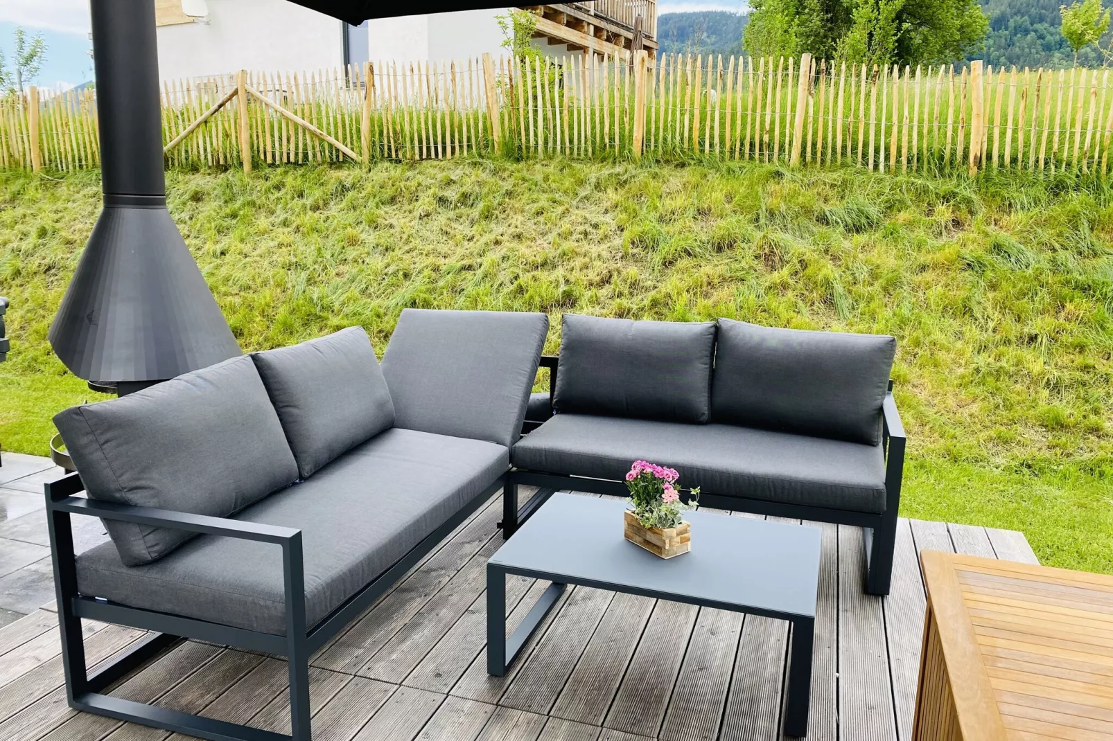 Chalet Charivari Inzell-Terrace balcony