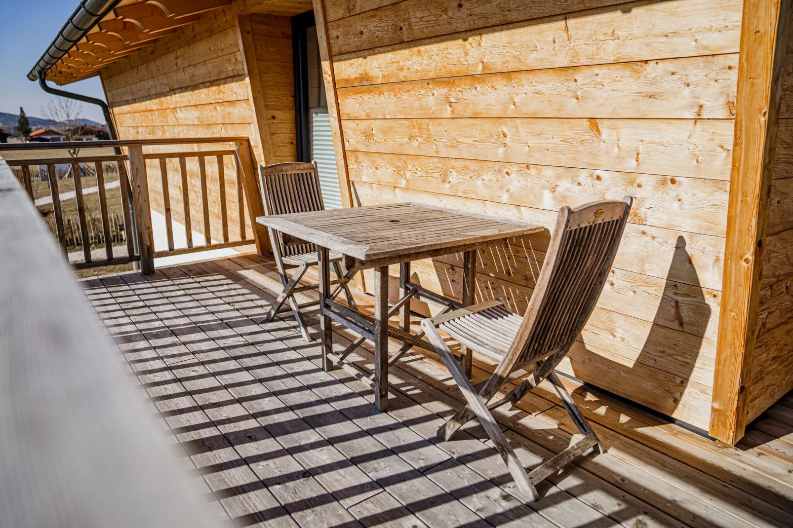 Chalet Charivari Inzell-Terrace balcony
