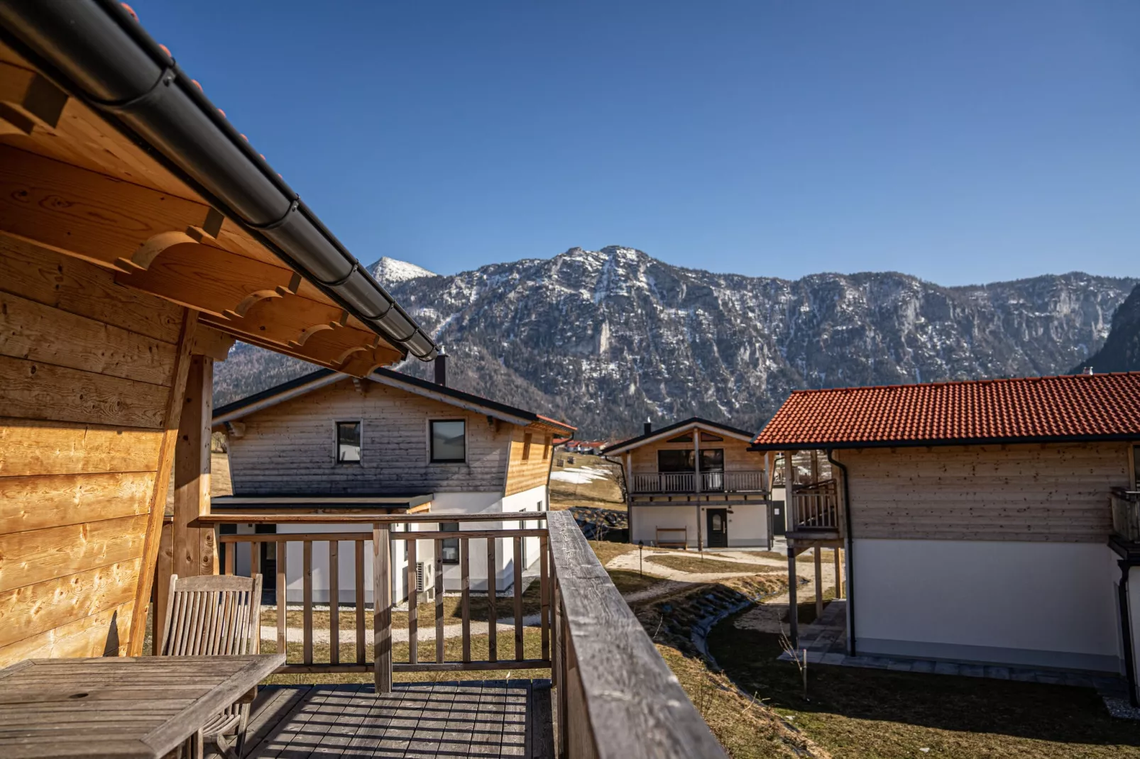 Chalet Charivari Inzell-Terrace balcony