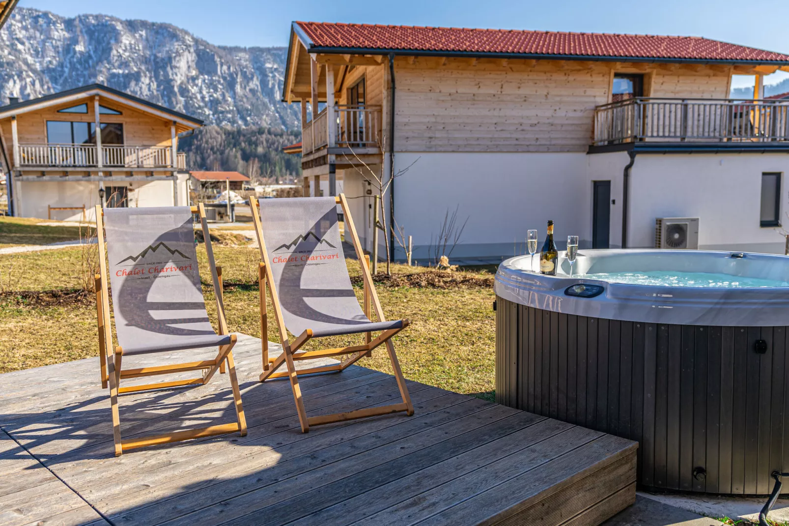 Chalet Charivari Inzell-Terrace balcony
