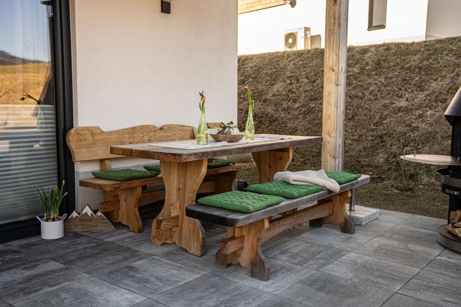 Chalet Charivari Inzell-Terrace balcony