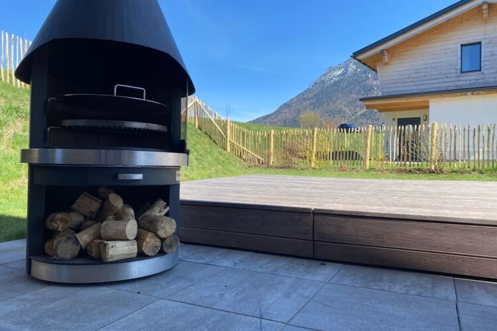 Chalet Charivari Inzell-Terrace balcony
