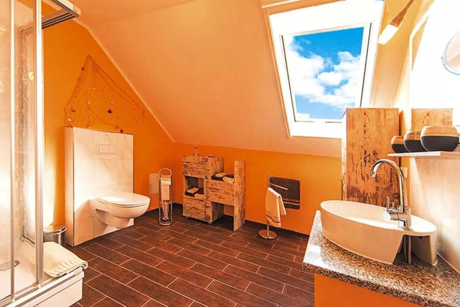 Haus Hyggelig Haus 1 120 qm-Badezimmer