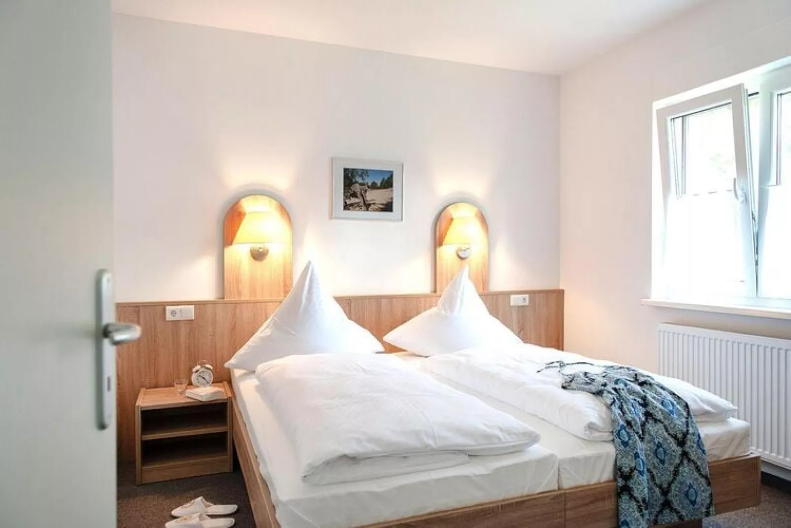 Bungalow am Storkower See-Chambre