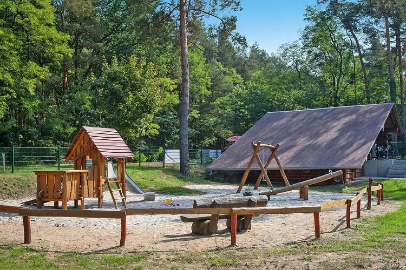 Bungalow am Storkower See-Jardin d'été