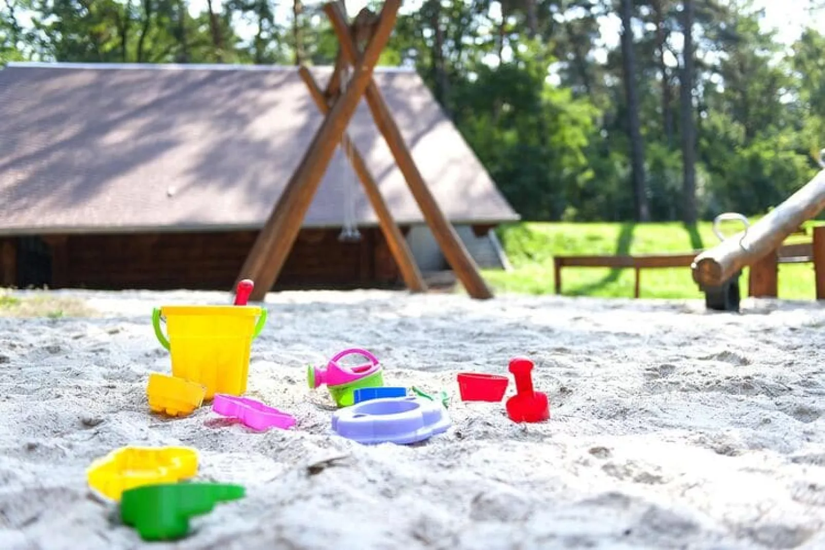 Bungalow am Storkower See-Installations du parc
