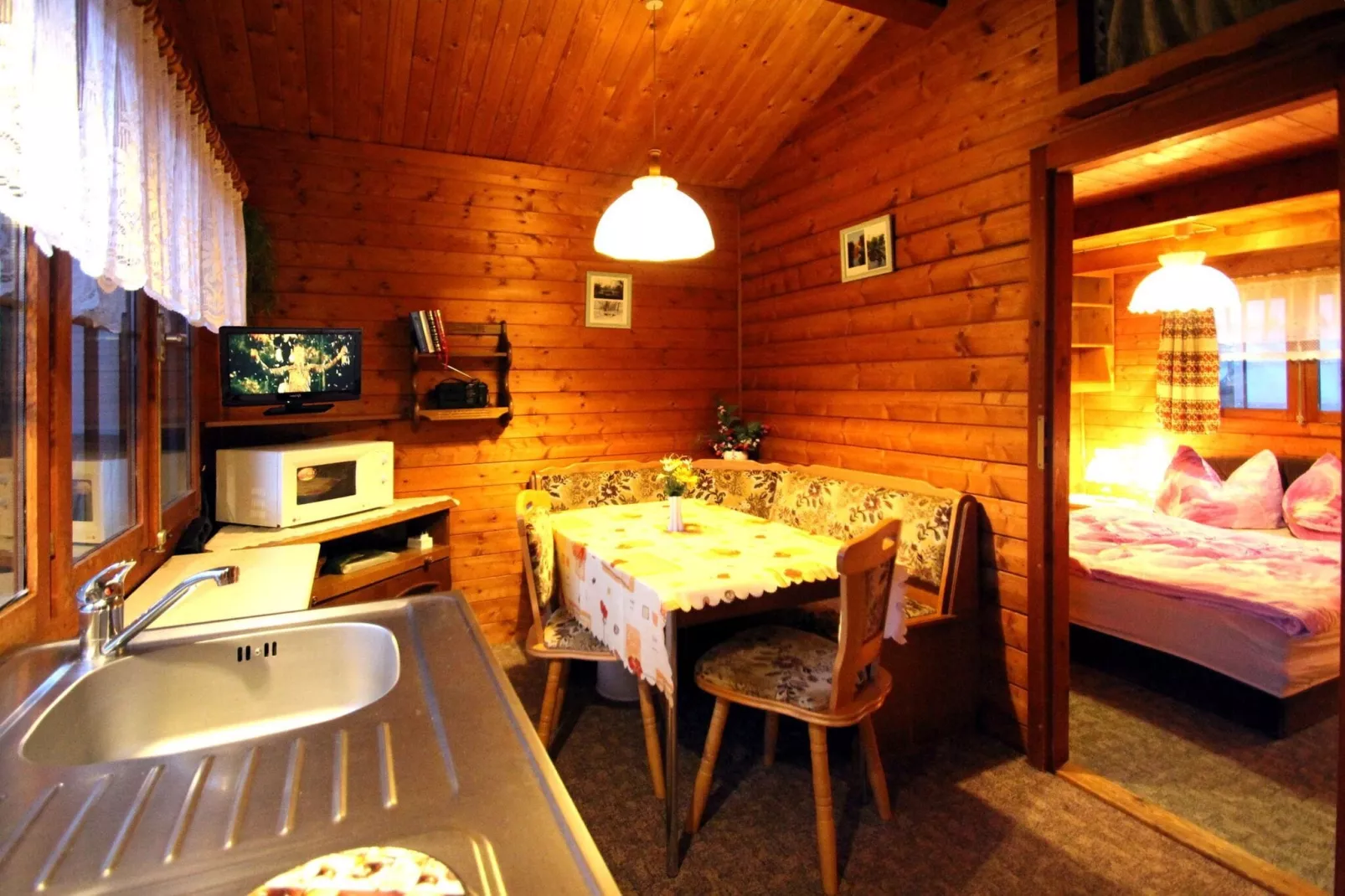 Blockhaus 30 qm-Salon