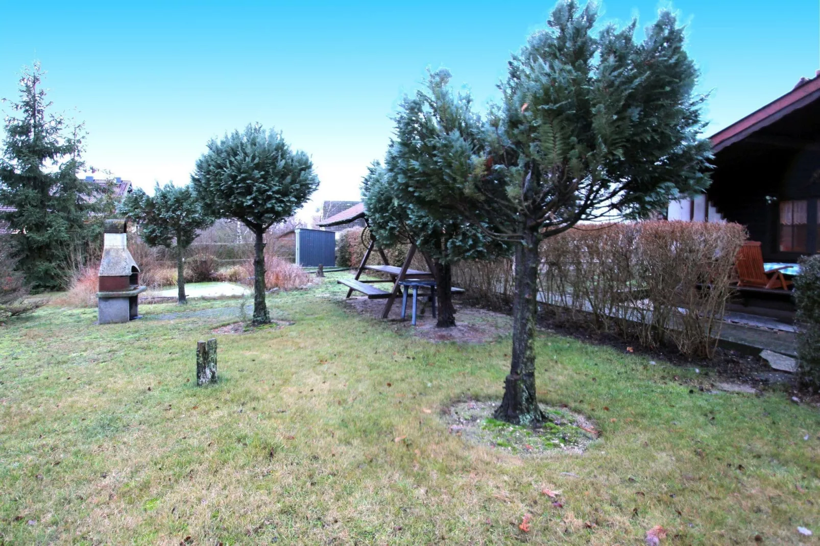 Blockhaus 30 qm-Jardin d'été