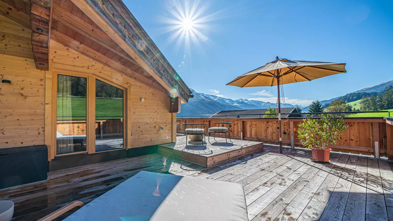 Premium Apartment Wildkogel-Terrassenbalkon