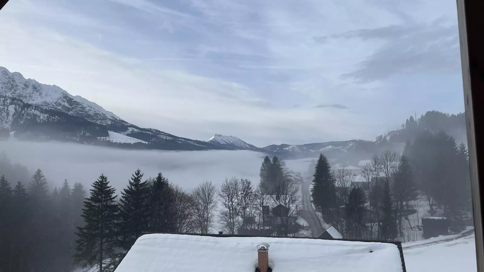Holzchalet Tauplitz-Gebiet Winter 1 km
