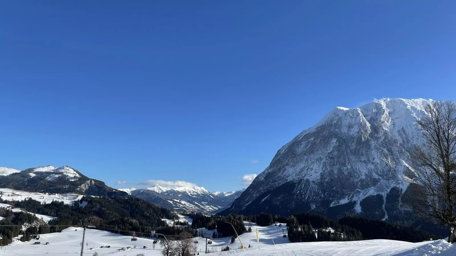 Holzchalet Tauplitz-Gebiet Winter 5 km