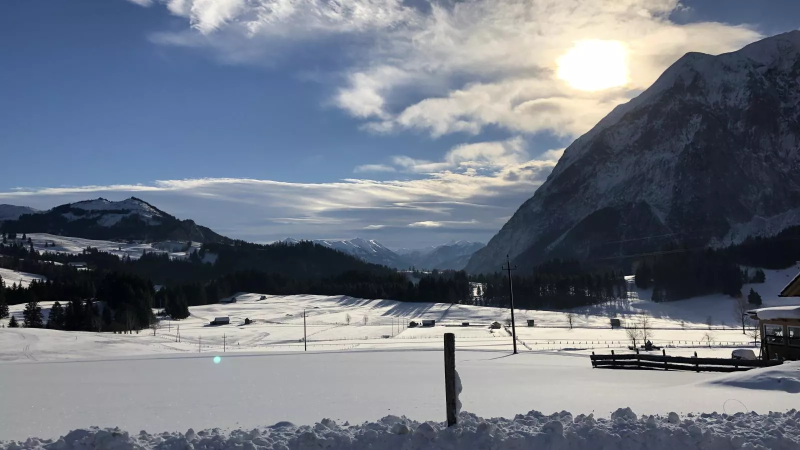 Holzchalet Tauplitz-Gebiet Winter 1 km