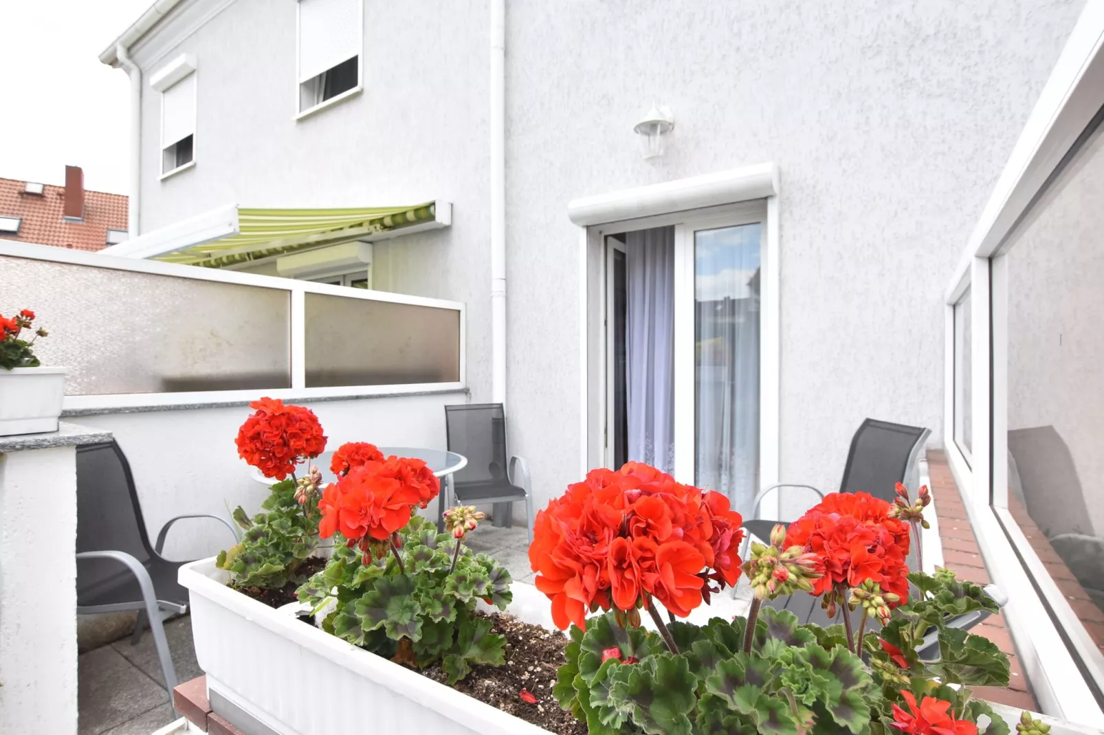 Ferienhaus Hansestadt Wismar ruhige Lage-Terrassenbalkon