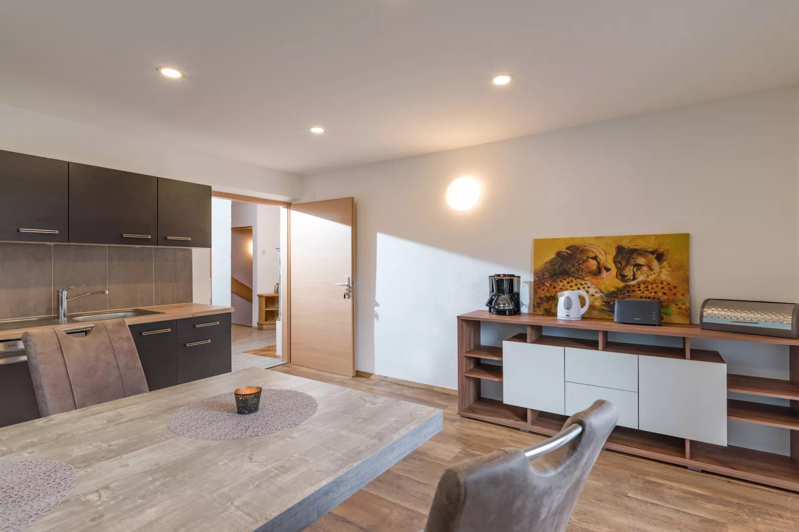 Ferienhaus Alpen Apart - 6 Personen-Wohnzimmer