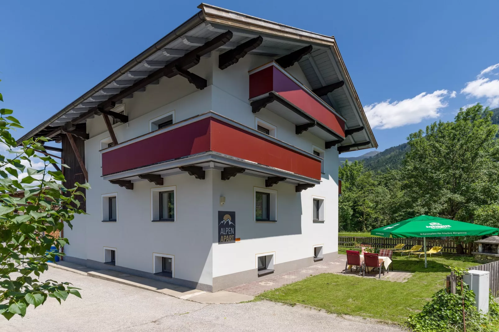 Ferienhaus Alpen Apart - 6 Personen-Außenbereich Sommer