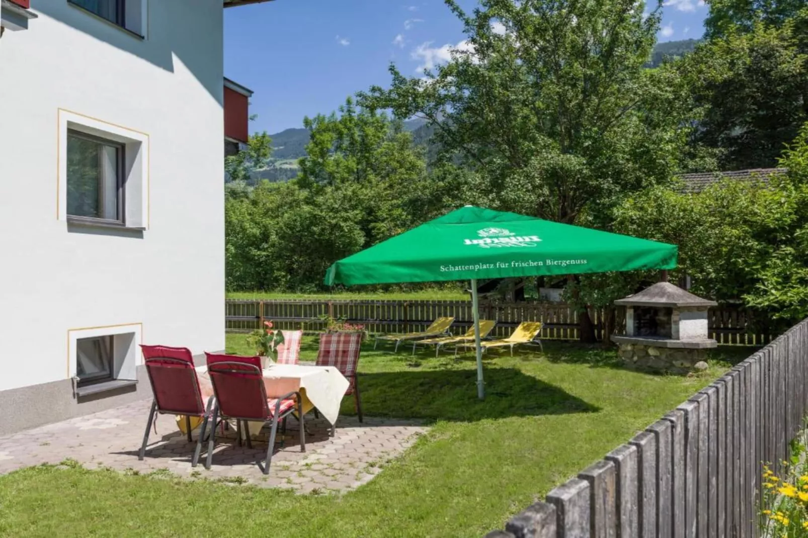 Ferienhaus Alpen Apart - 6 Personen-Gärten Sommer