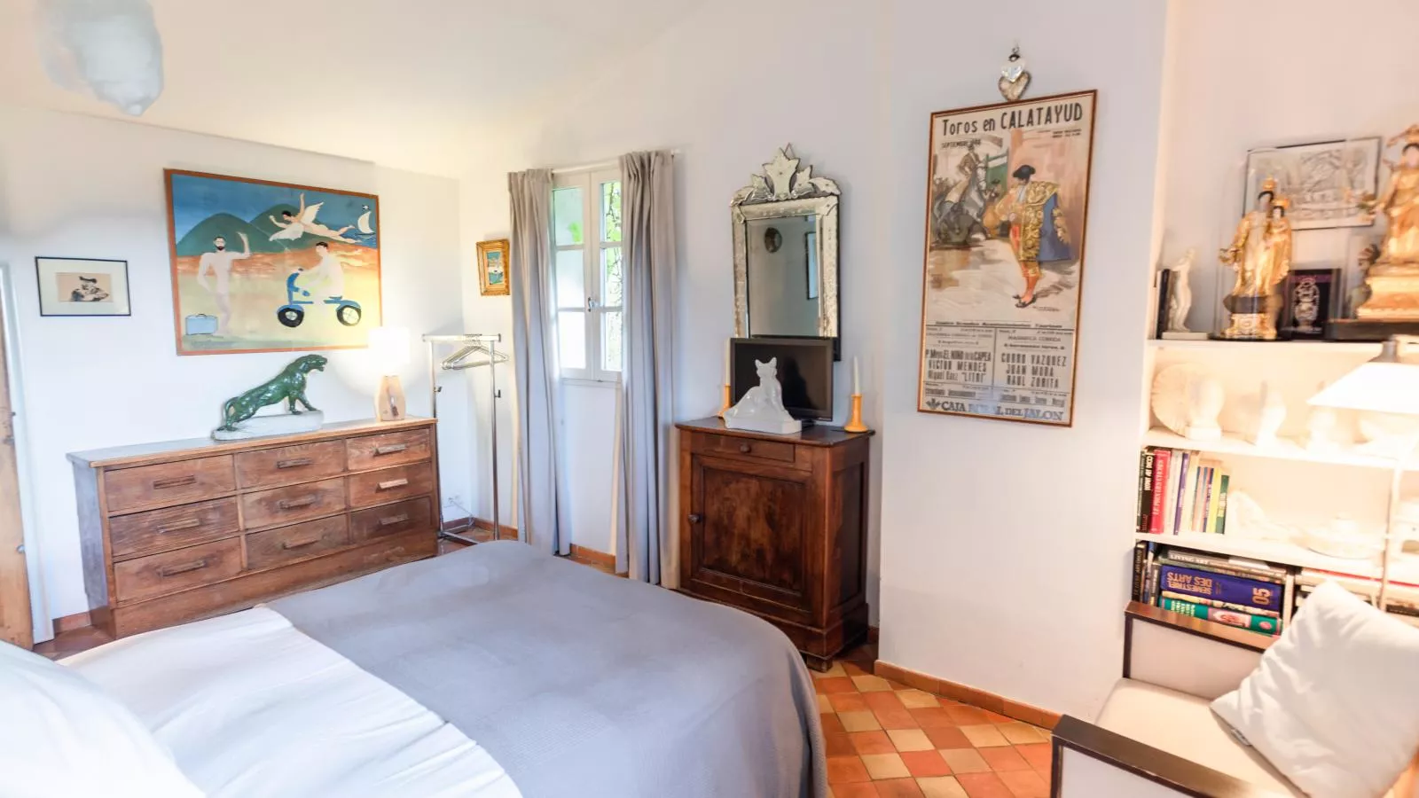 La petite maison de la ferme rose-Chambre