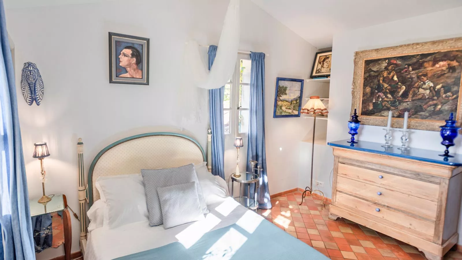 La petite maison de la ferme rose-Chambre