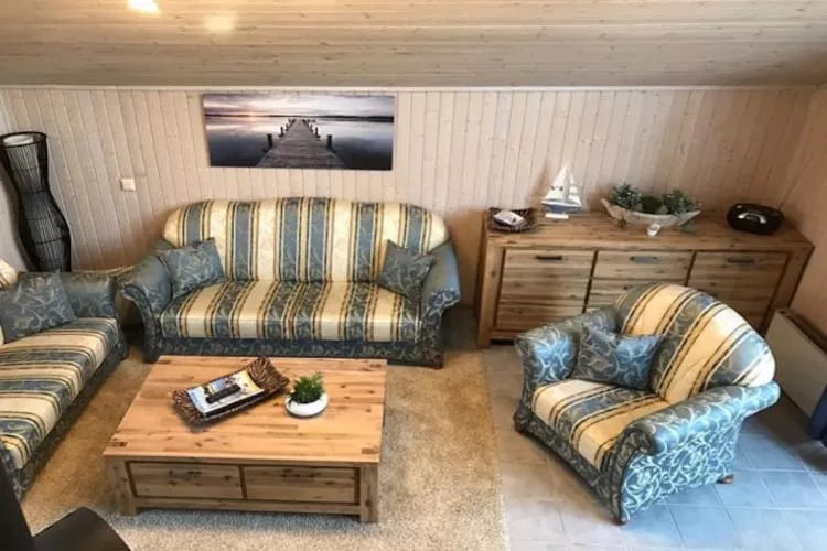 FH Wildgans Comfort mit Sauna & Kaminofen 81 qm 77-Living room