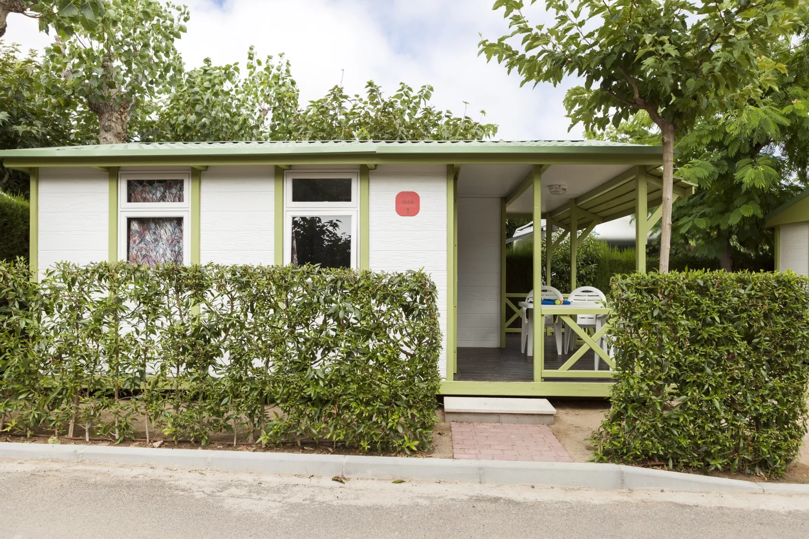 Camping Cambrils Playa 1 BUNGALOW OASIS-Exterior summer
