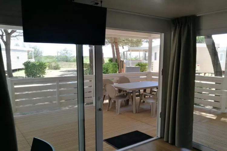 Jesolo Mare Family Village Lido di Jesolo - Lodge Deluxe 6 pax-Terrassenbalkon
