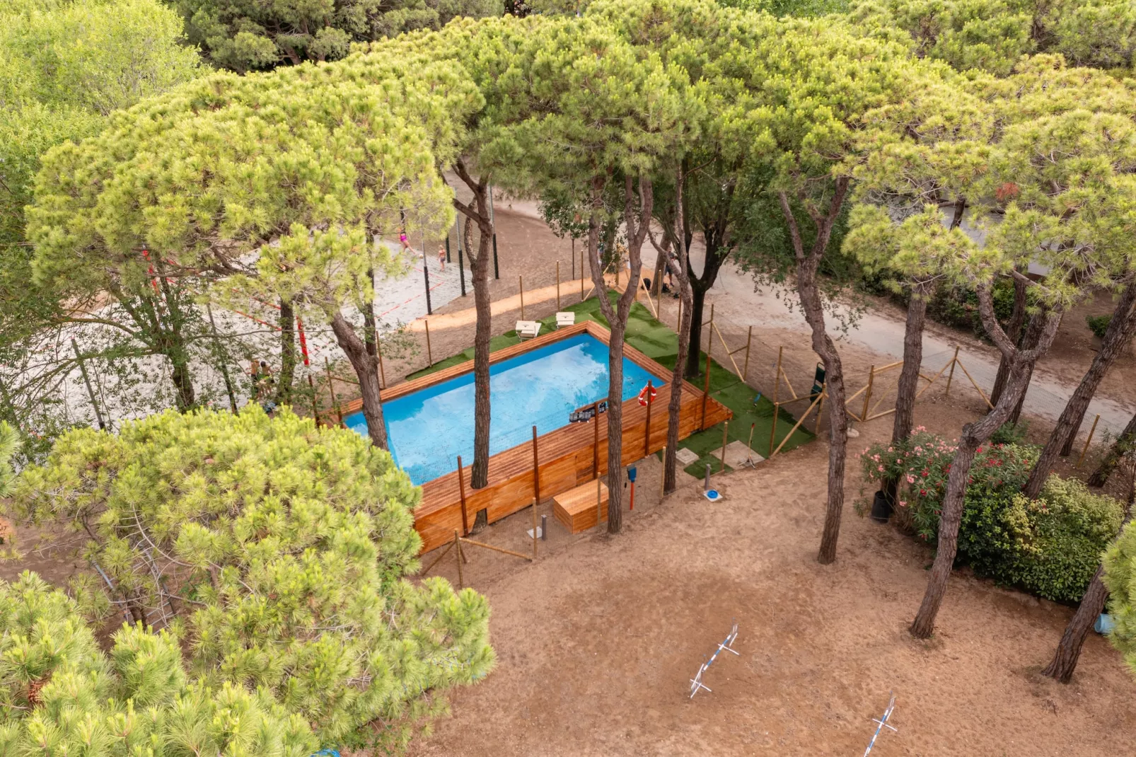Jesolo Mare Family Village Lido di Jesolo - Lodge Elite Dog 4 plus 2 pax-Parkeinrichtungen
